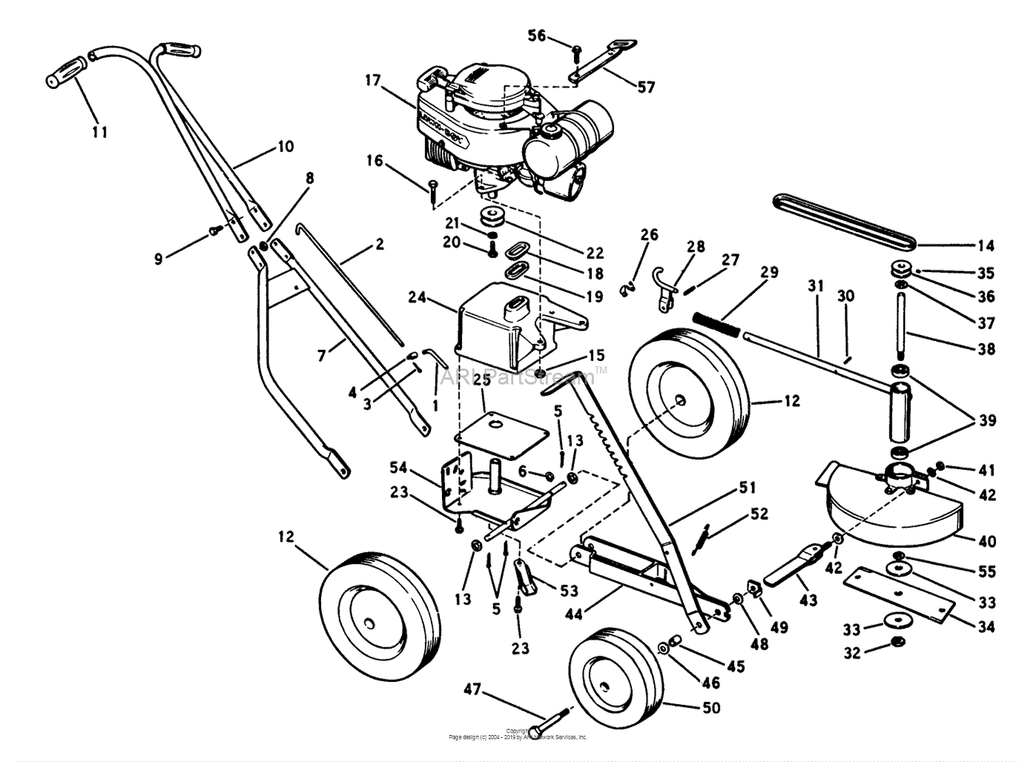 Lawn-Boy 5234, Lawnmower, 1966 (SN 600000001-699999999) Parts Diagram ...