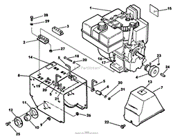 Lawn Boy 55380 St320e Snowthrower 1990 Sn J00000001 J99999999 Parts Diagrams