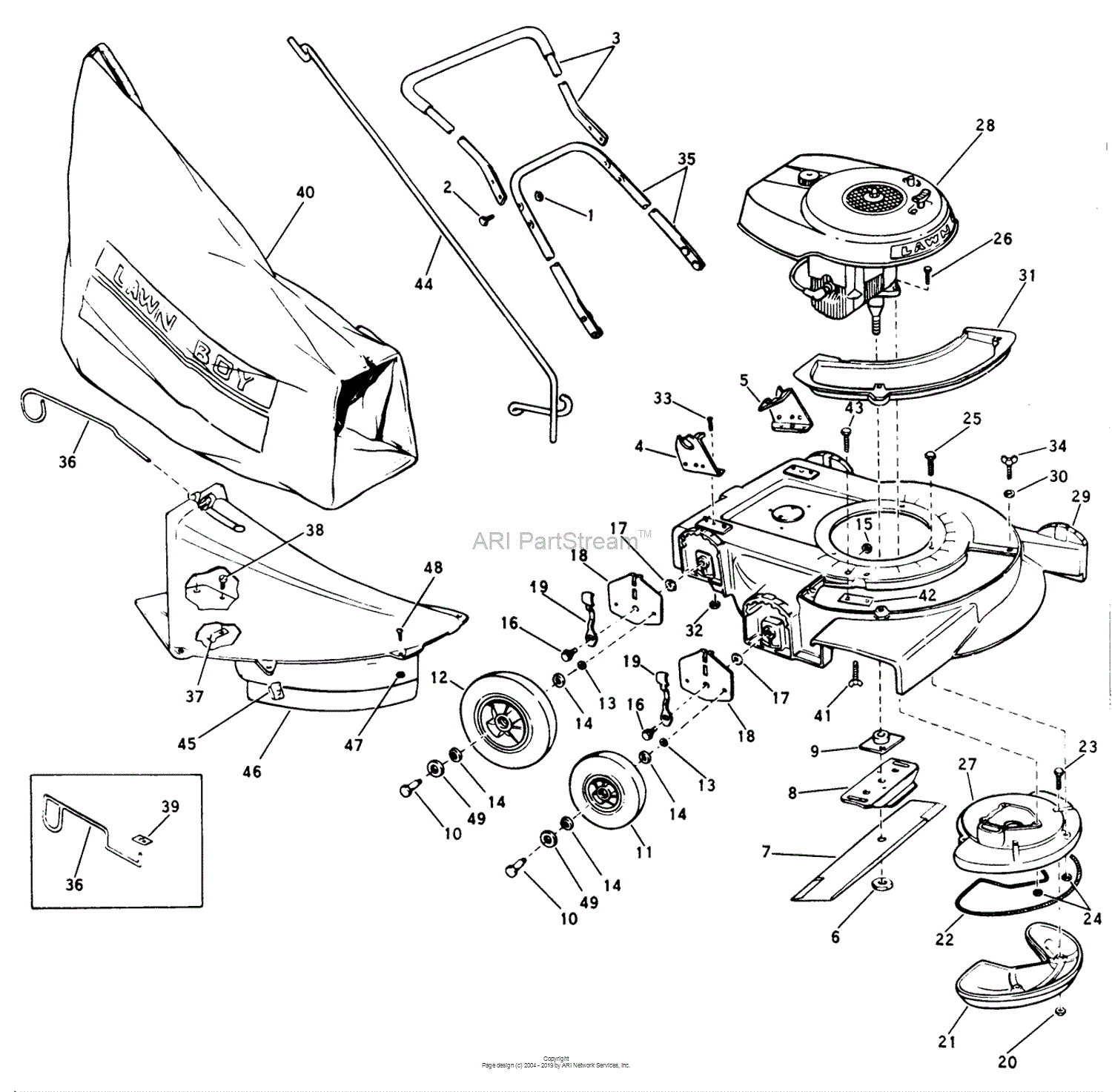 Related Images with Lawn Boy Mower Parts Engine Diagram.