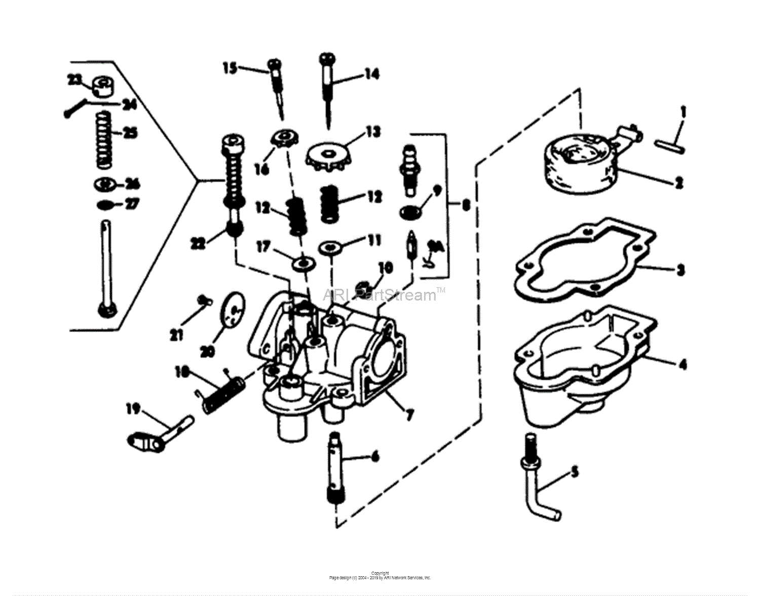 Home & Garden LAWNBOY REPLACEMENT CARB REBUILD KIT FOR C & D SERIES Home