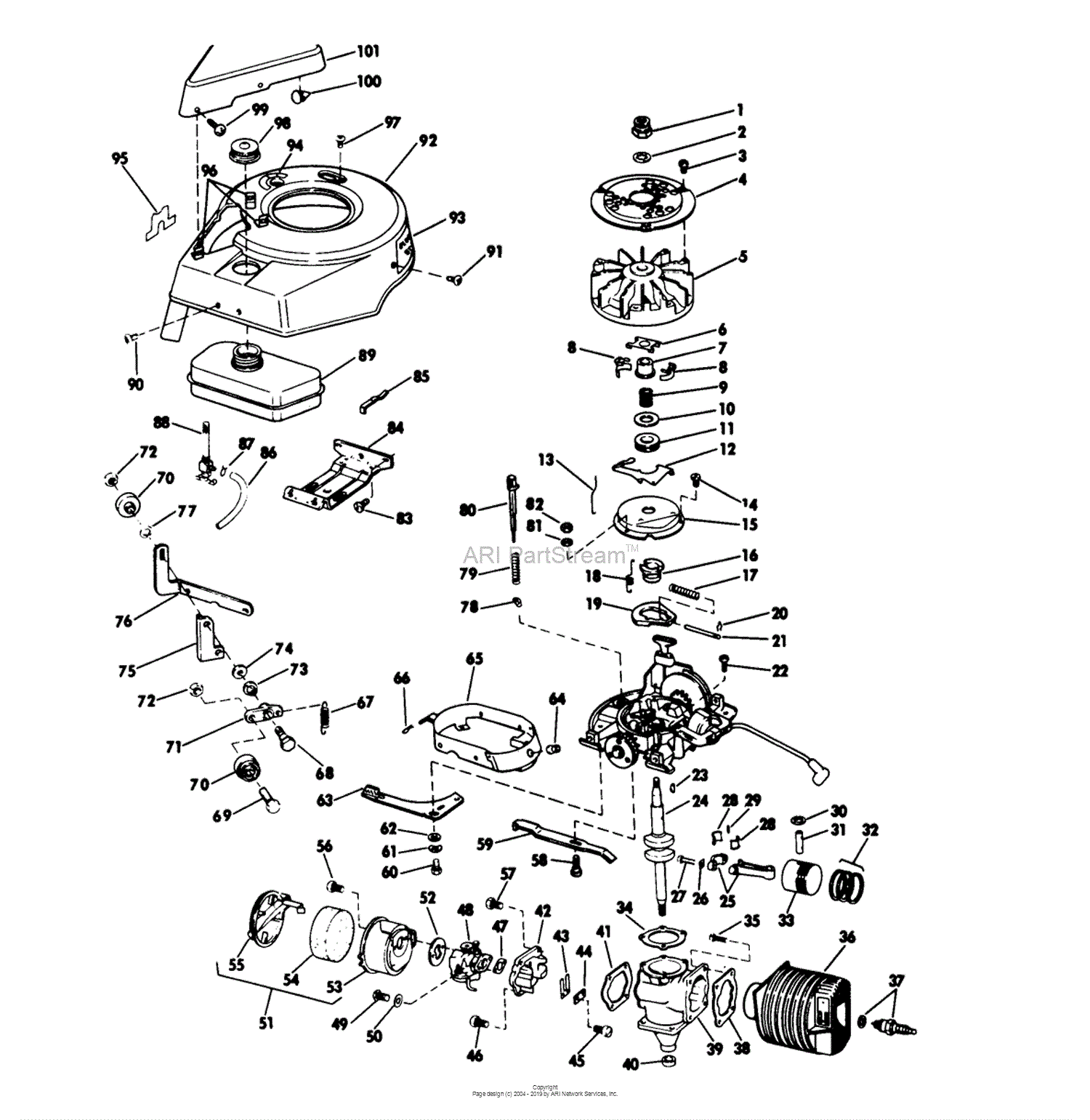 Lawn-Boy 5236, Lawnmower, 1968 (SN 800000001-899999999) Parts Diagram ...