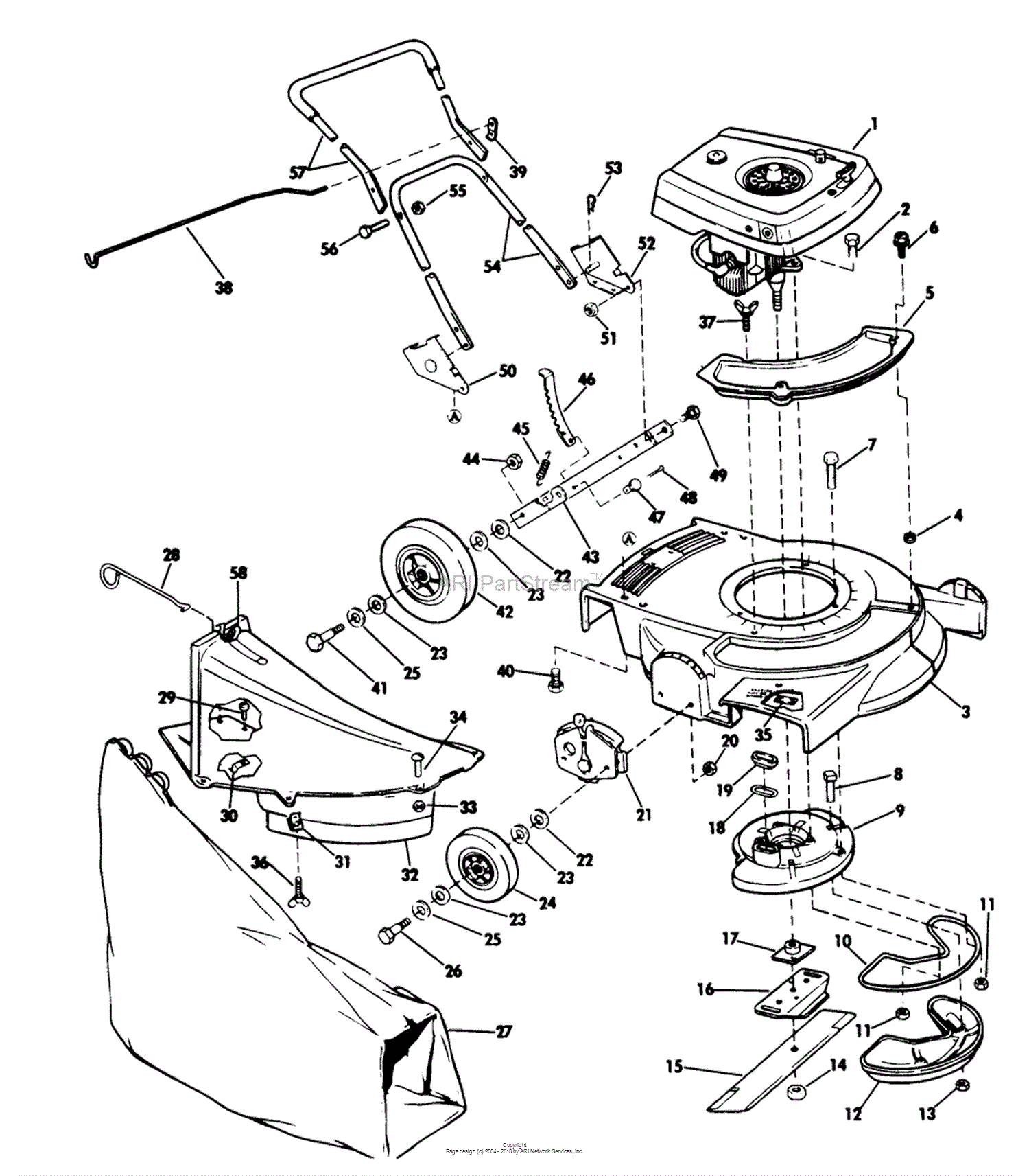 Lawn-Boy 5239, Lawnmower, 1970 (SN 000000001-099999999) Parts Diagram ...