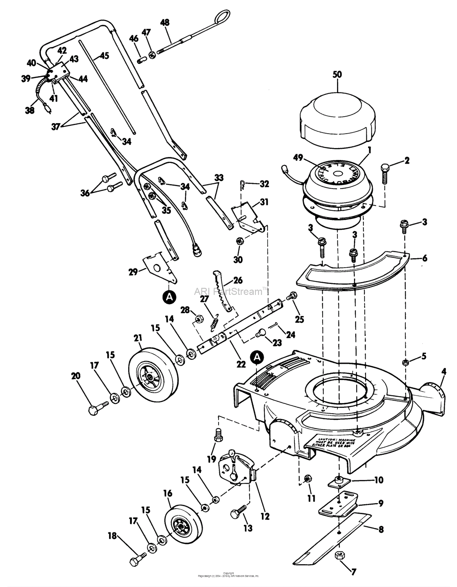 Lawn-Boy 3057, Lawnmower, 1972 (SN 200000001-299999999) Parts Diagram ...