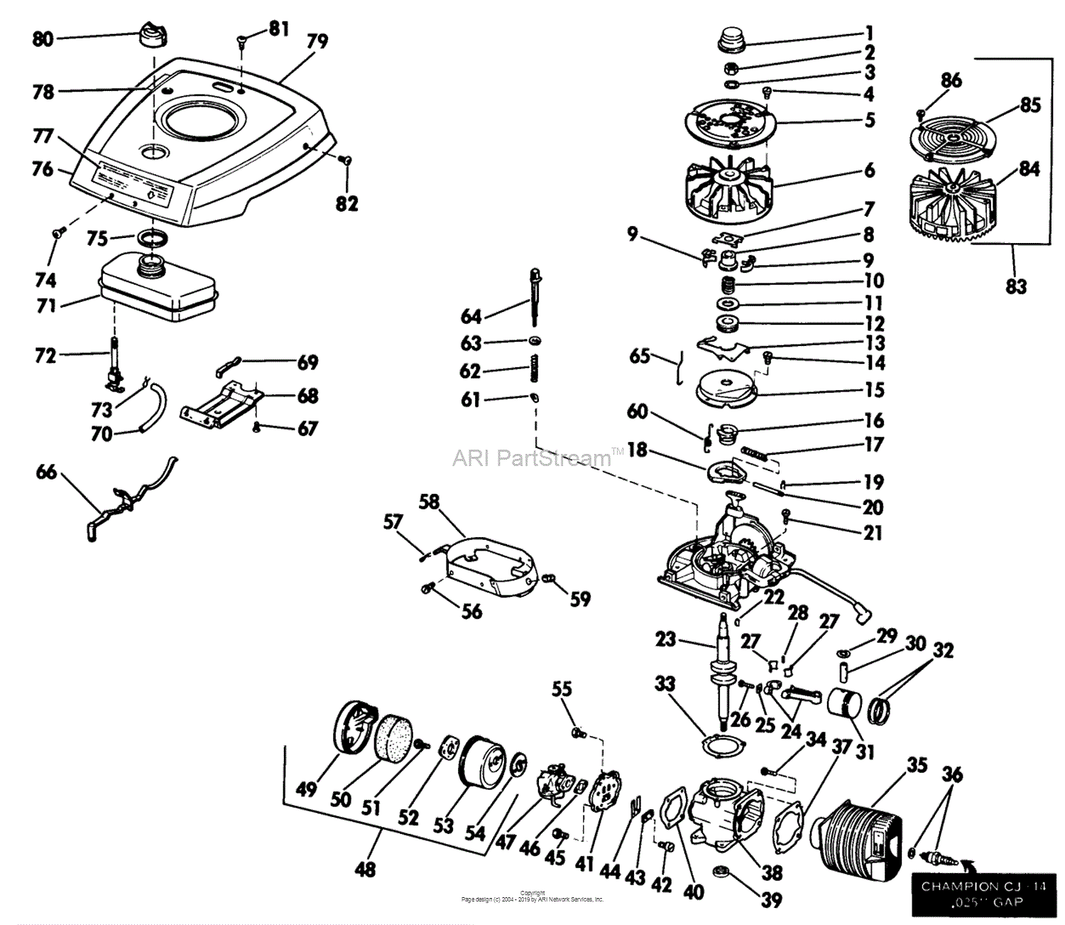 Lawn-Boy 5239A, Lawnmower, 1972 (SN 200000001-299999999) Parts Diagram ...