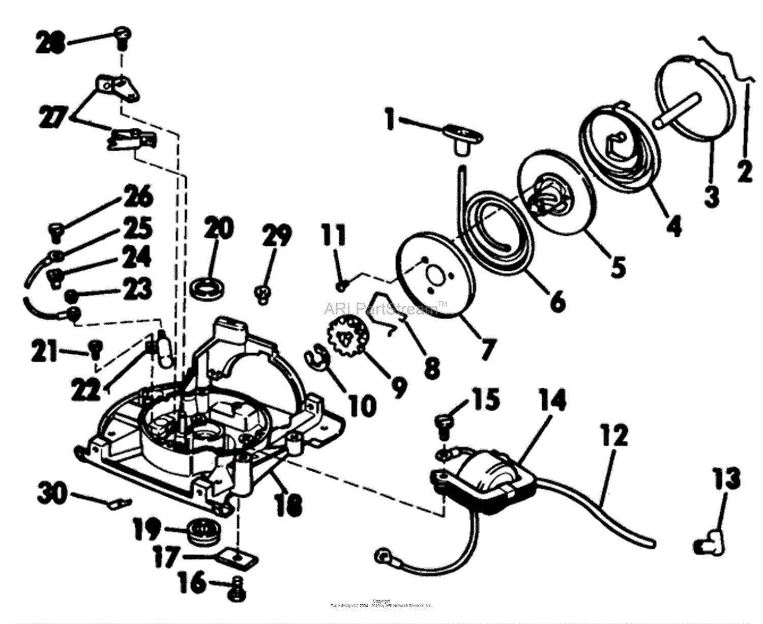 Lawn-Boy 7021, Lawnmower, 1972 (SN 200000001-299999999) Parts Diagram ...