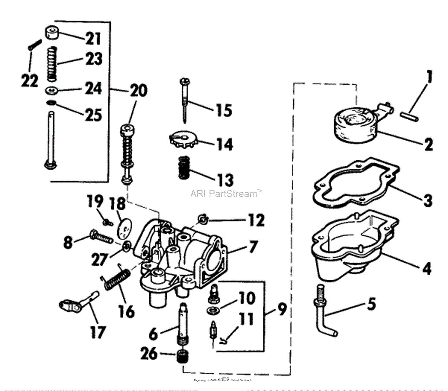 Lawn-Boy 7222, Lawnmower, 1972 (SN 200000001-299999999) Parts Diagram ...