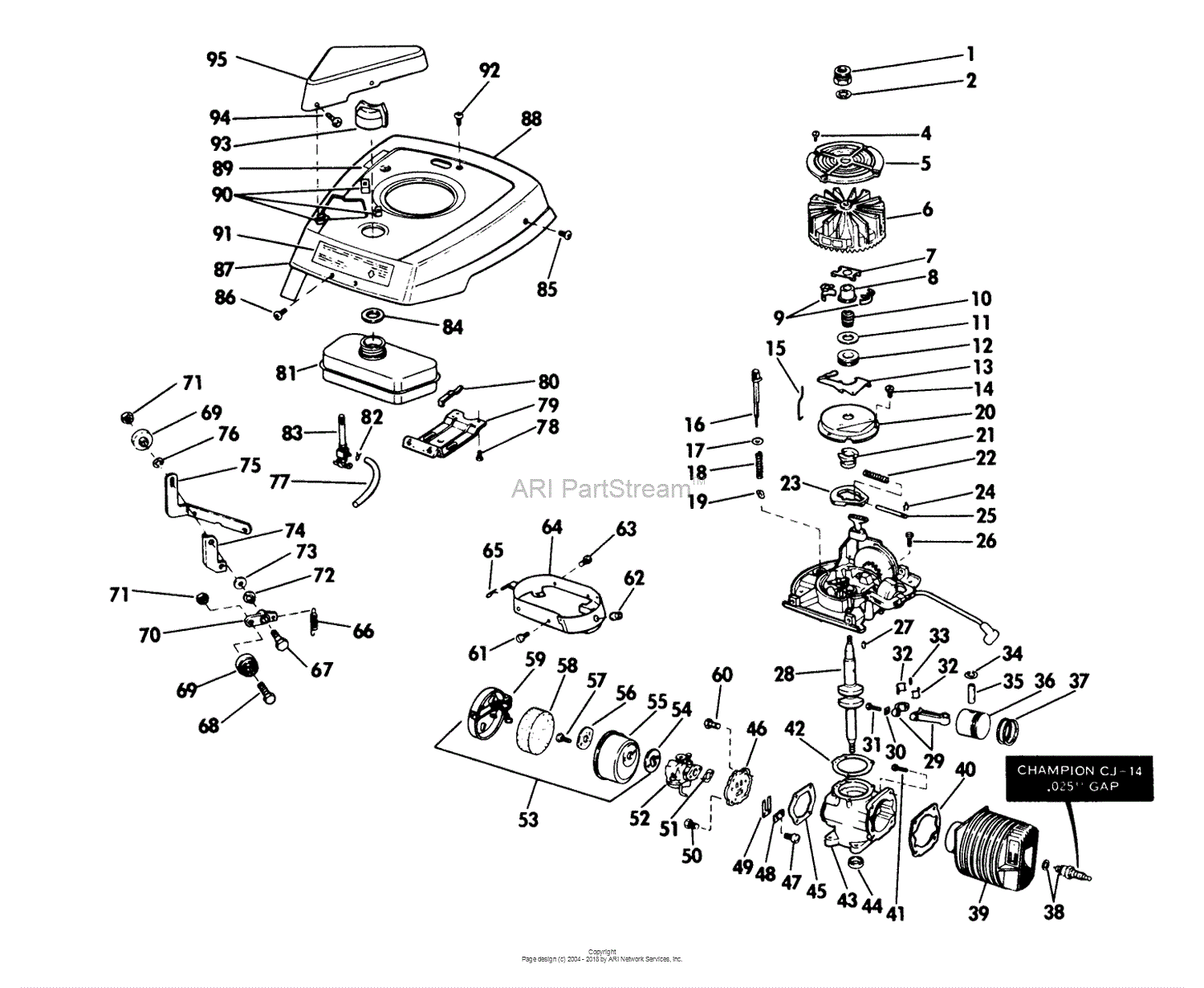 Lawn-Boy 8231, Lawnmower, 1973 (SN 300000001-399999999) Parts Diagram ...