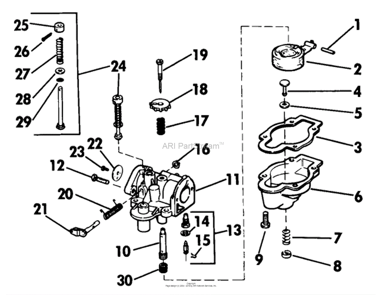 Lawn-Boy 7260C, Lawnmower, 1974 (SN 400000001-499999999) Parts Diagram ...