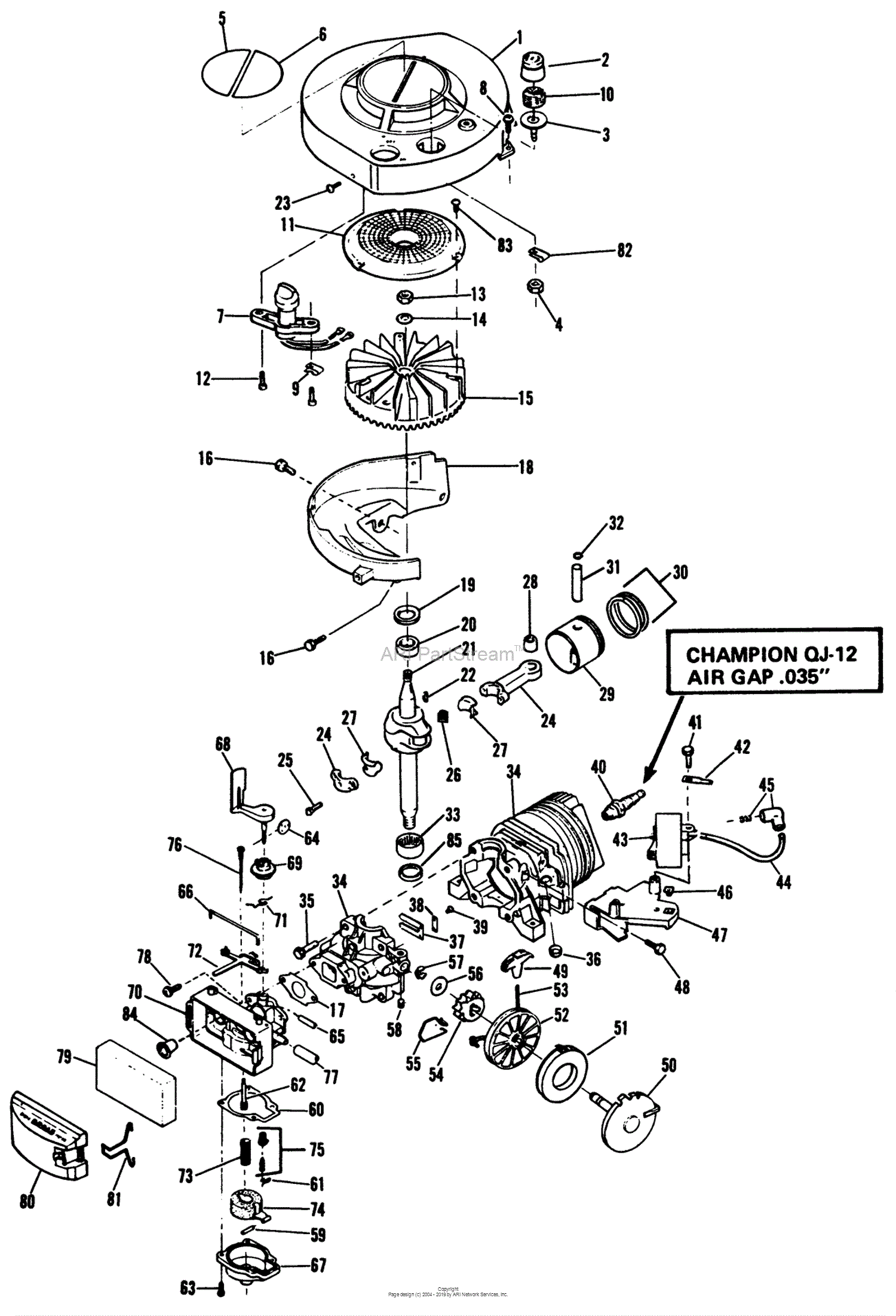 Lawn-Boy 8401, Lawnmower, 1983 (SN B00000001-B99999999) Parts Diagram ...