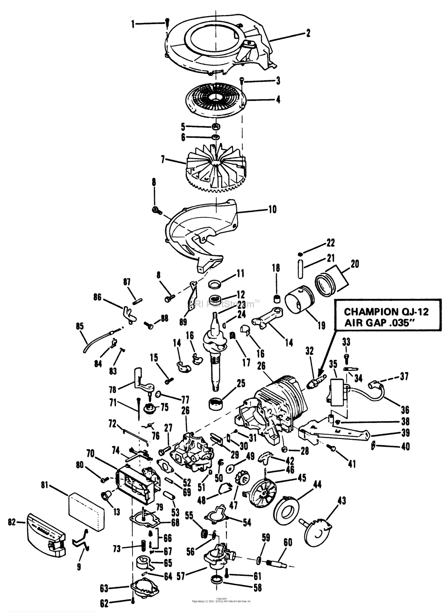 Lawn-Boy 5126, Lawnmower, 1983 (SN B00000001-B99999999) Parts Diagram ...