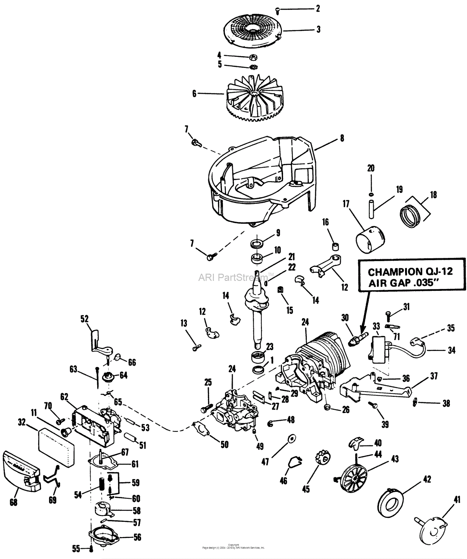 Lawn-Boy 7229, Lawnmower, 1983 (SN B00000001-B99999999) Parts Diagram ...