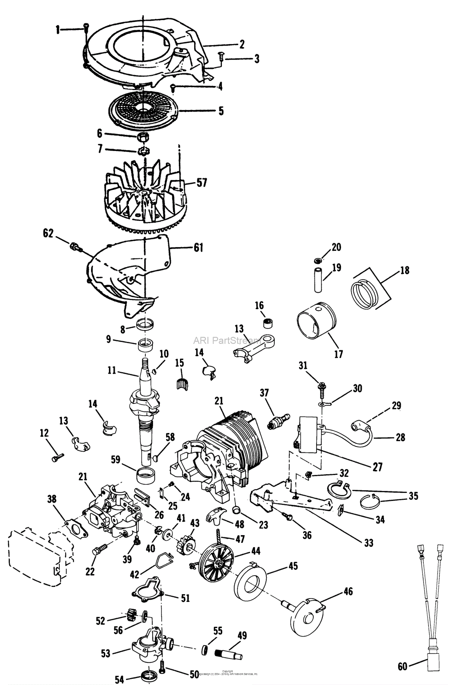 Lawn-Boy 0296, Lawnmower, 1983 (SN B00000001-B99999999) Parts Diagram