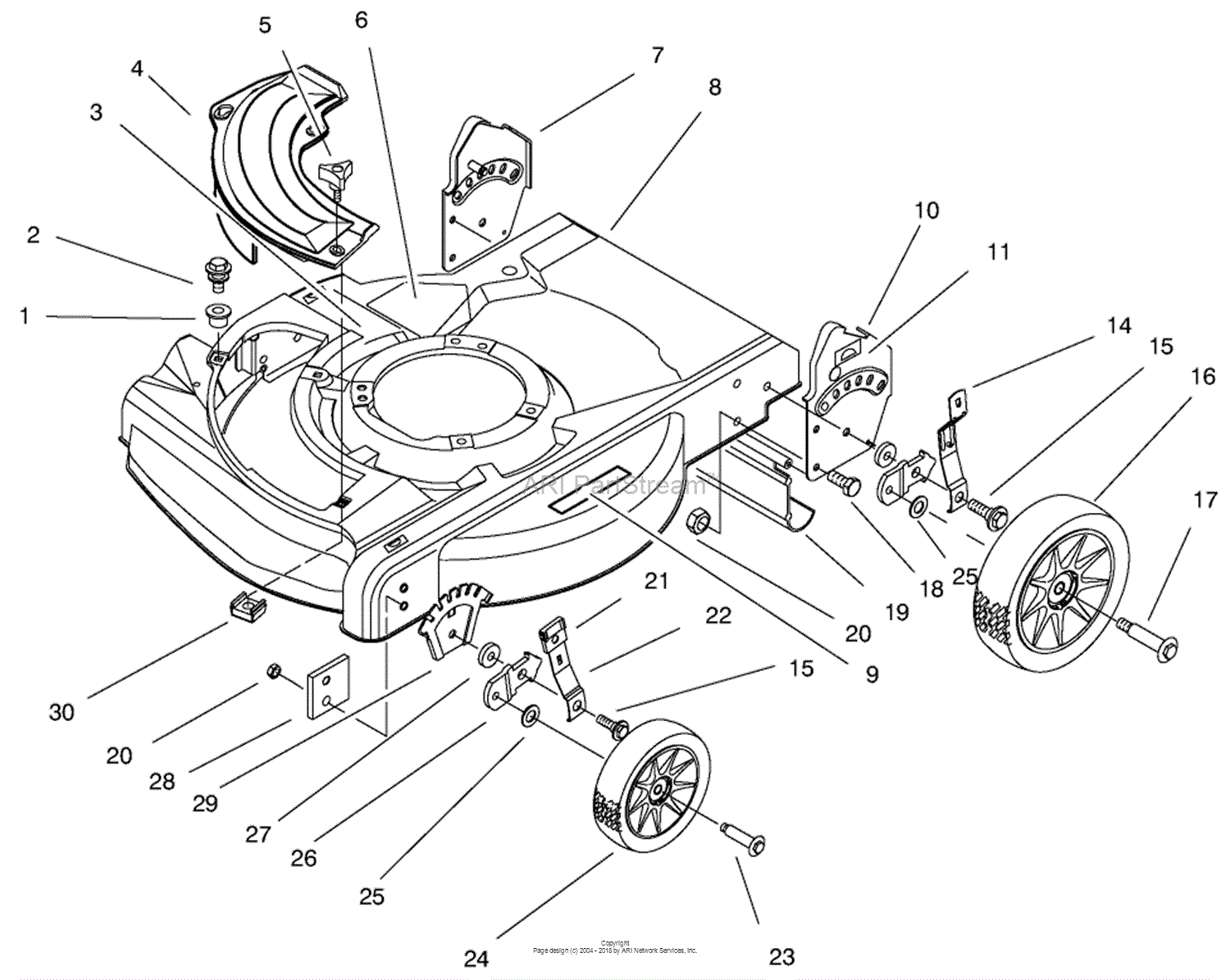 Lawn-Boy 10302, Silver Series Lawnmower, 1997 (SN 7900001-7999999 ...