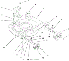 Lawn-Boy 10304, Silver Series Lawnmower, 1997 (SN 7900001-7999999 ...