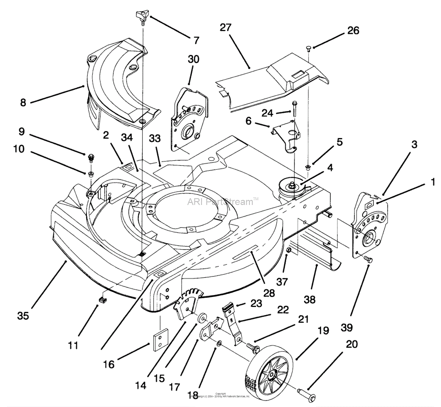 Lawn-Boy 10313, Silver Series Lawnmower, 1995 (SN 5900001-5999999 ...