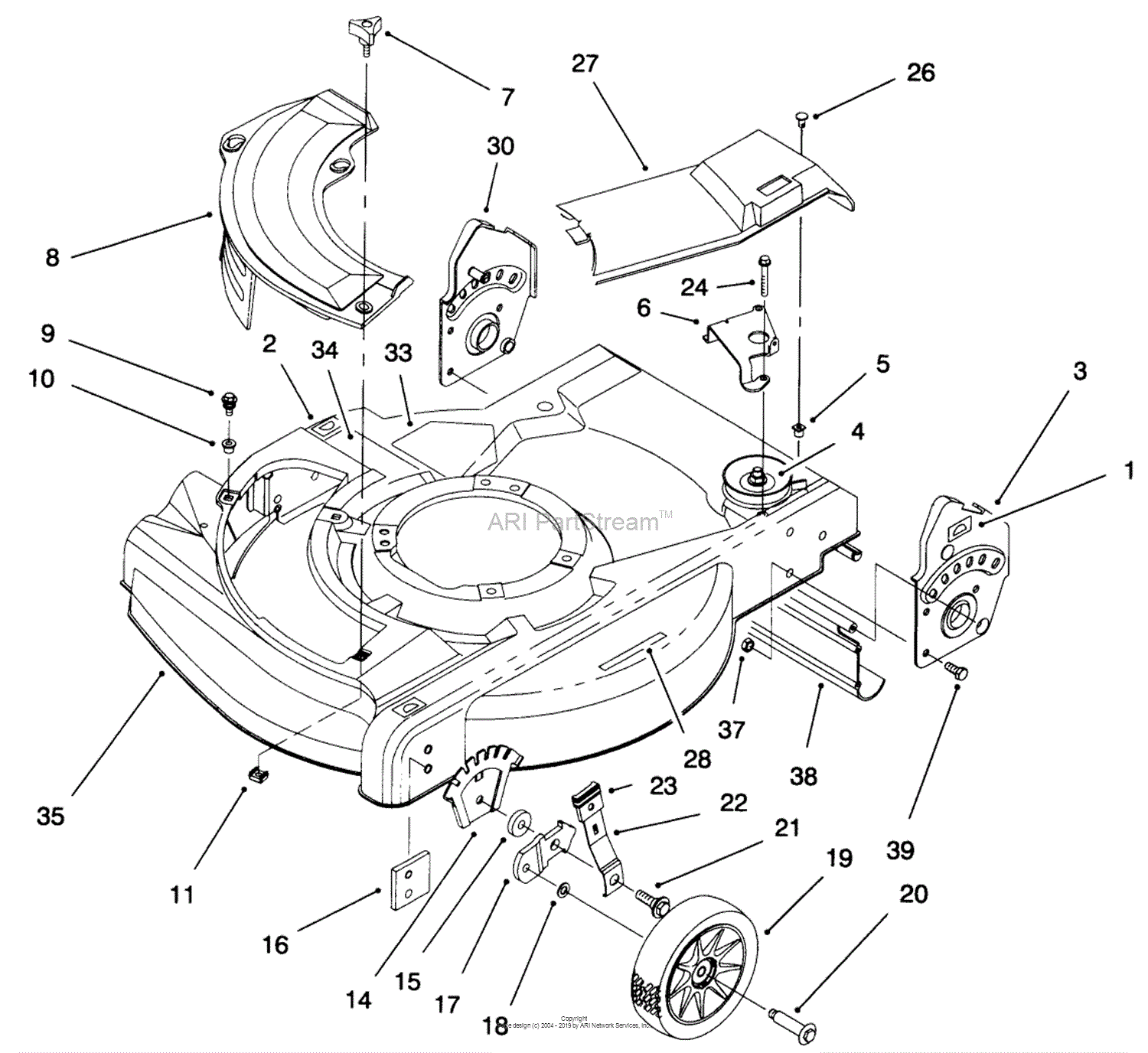 Lawn-Boy 10313, Silver Series Lawnmower, 1996 (SN 6900001-6999999 ...