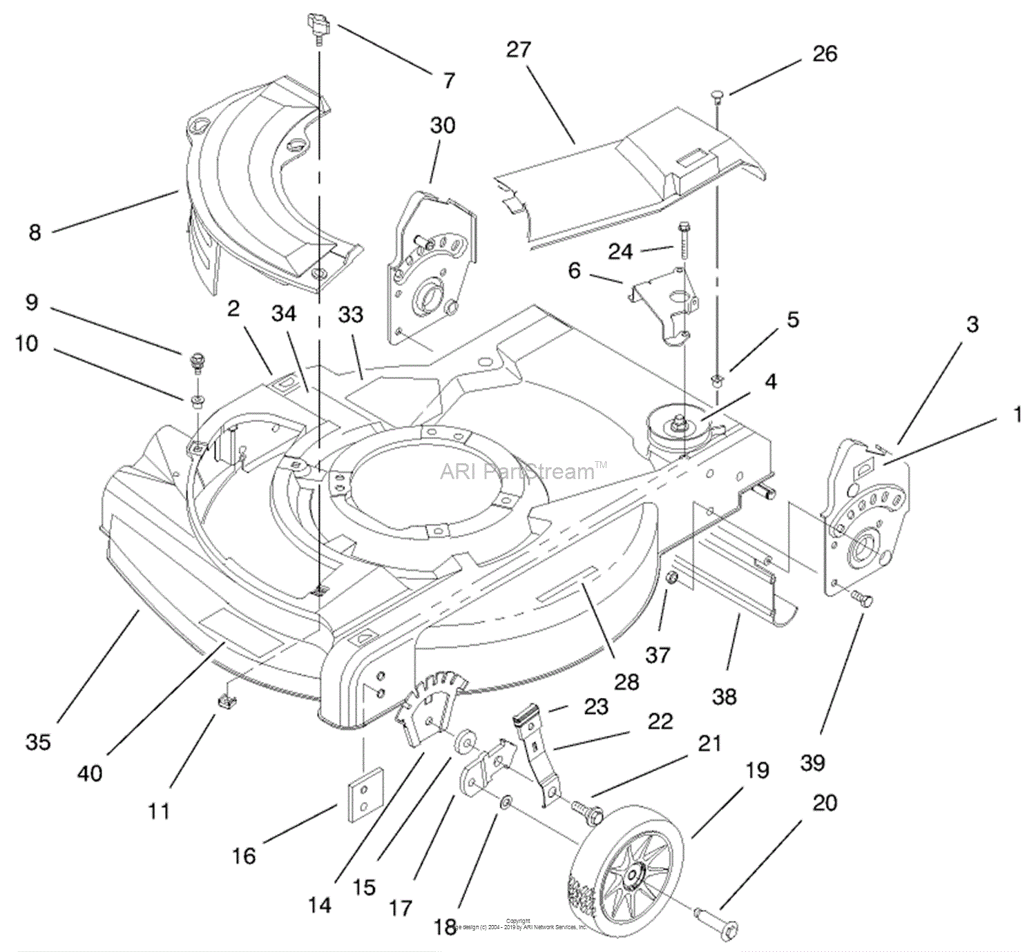 Lawn-Boy 10318, Silver Series Lawnmower, 1998 (SN 8900001-8999999 ...