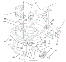 Lawn-Boy 10360C, Silver Series Lawnmower, 2001 (SN 210000001-210999999 ...