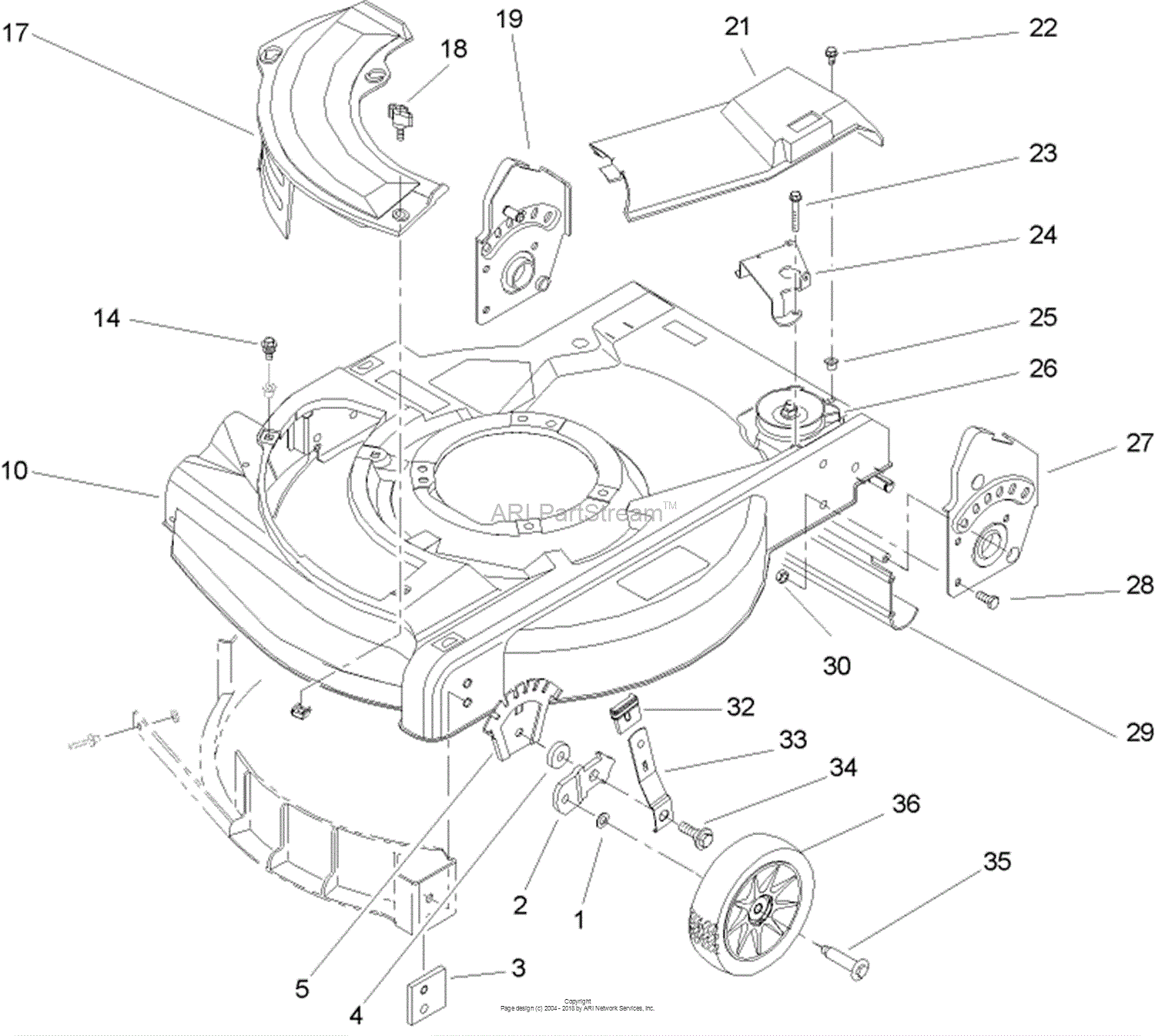 Lawn-Boy 10367, Silver Series Lawnmower, 2004 (SN 240000001-240999999 ...