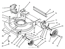 Lawn-Boy 10416, Gold Series Lawnmower, 1993 (SN 3900001-3999999) Parts ...