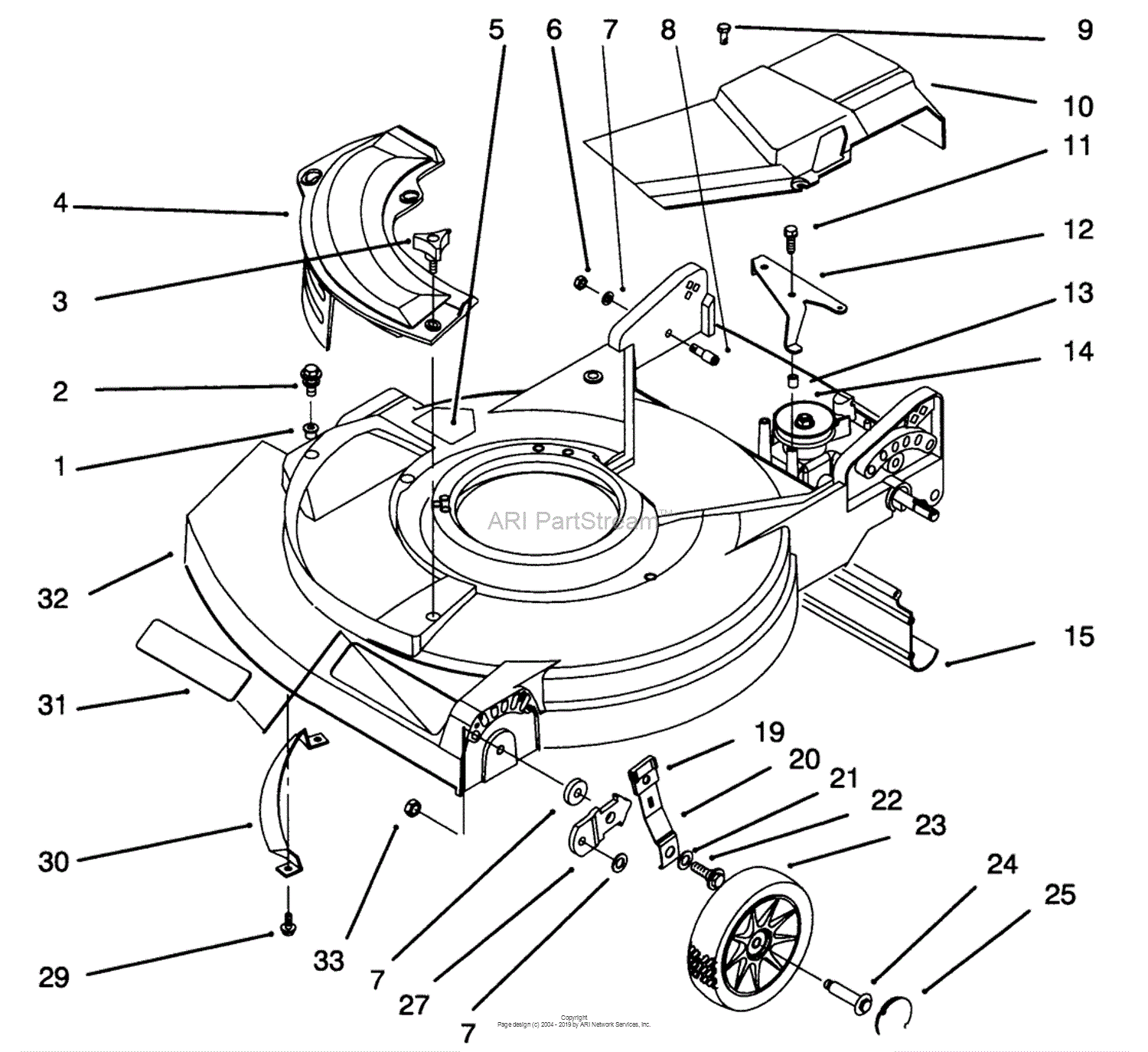 Lawn-Boy 10516, Gold Series Lawnmower, 1994 (SN 4900001-4999999) Parts ...