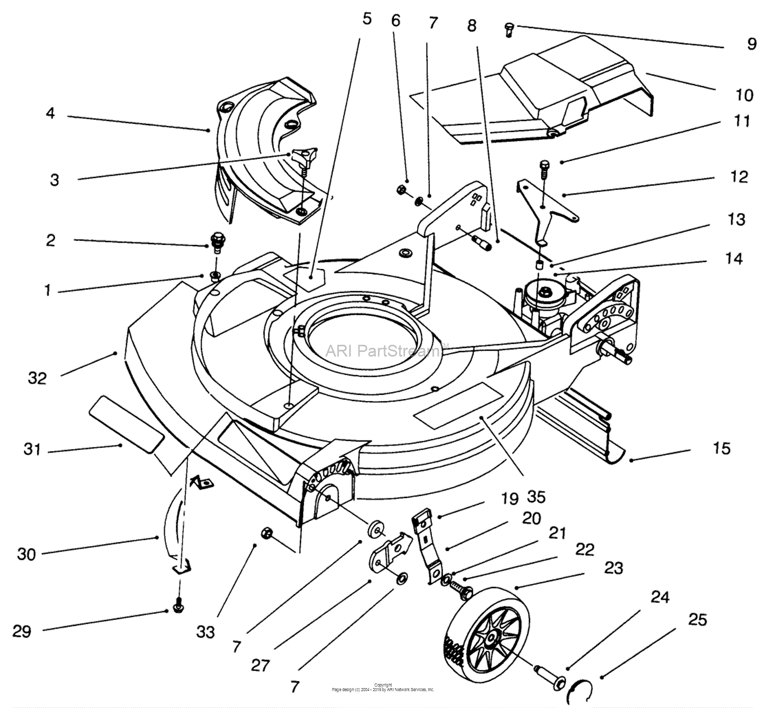 Lawn-Boy 10517, Gold Series Lawnmower, 1996 (SN 6900001-6999999) Parts ...