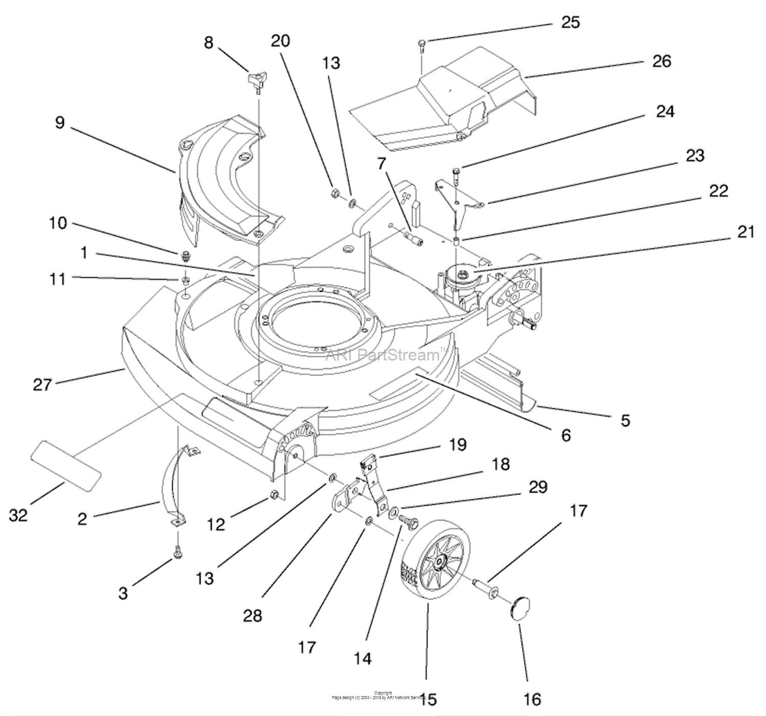 Lawn-Boy 10524, Gold Series Lawnmower, 1997 (SN 7900001-7999999) Parts ...