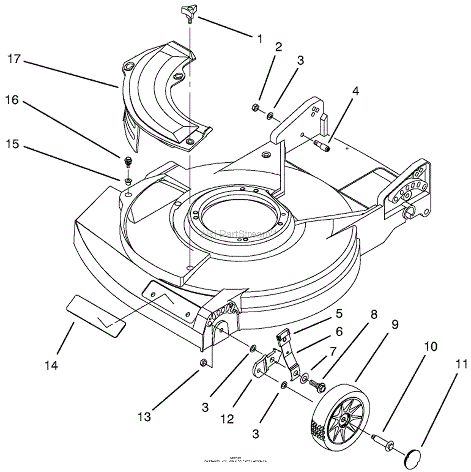 Lawn-Boy 10545, Gold Series Lawnmower, 1995 (SN 5900001-5999999) Parts ...