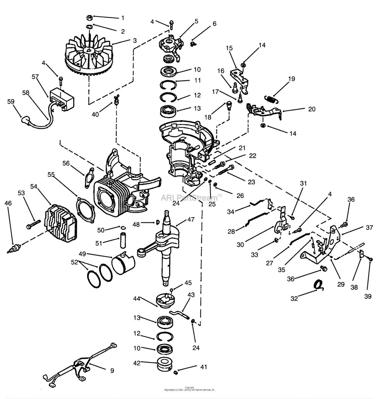 Lawn-boy 10591, M-series, 1993 (sn 3900001-3999999) Parts Diagram For 