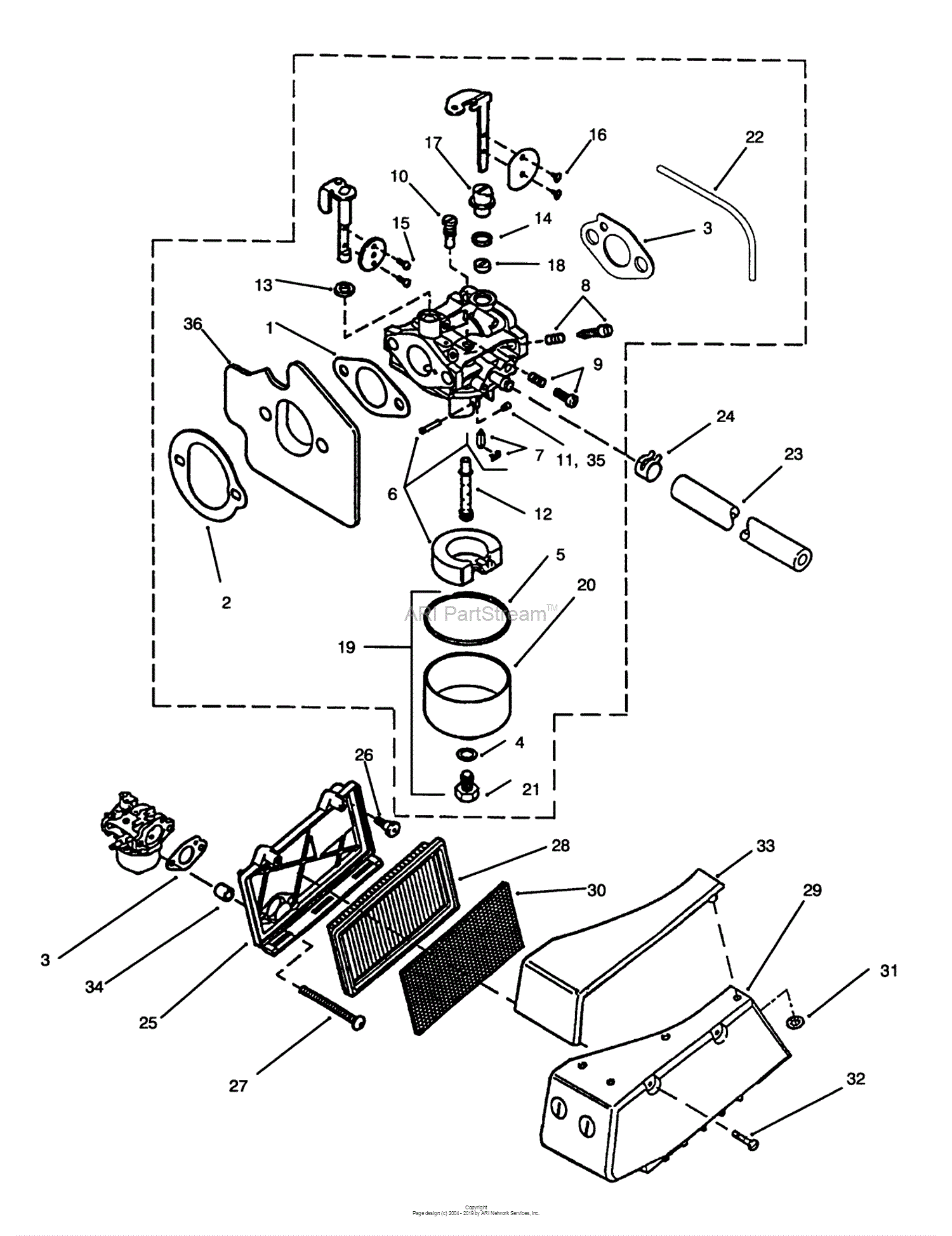 Lawn-Boy 10591, M-Series Walk-Behind Power Mower, 1994 (SN 4900001 ...