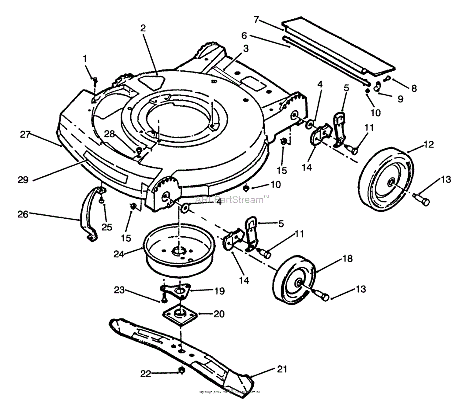 LawnBoy 10600, Commercial WalkBehind Power Mower, 1994 (SN 4900001