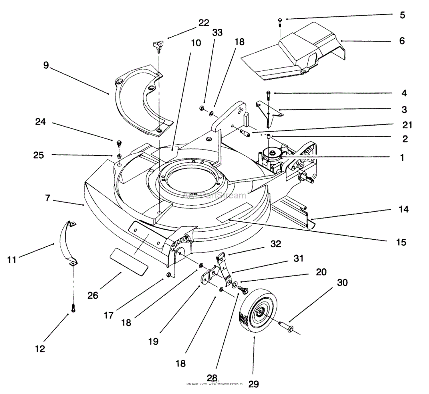 Lawn-Boy 10651, Commercial, 1996 (SN 6900001-6999999) Parts Diagram for ...