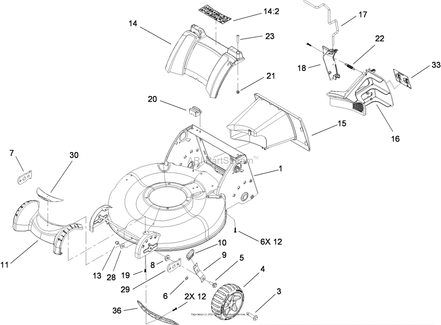 Lawn-Boy 10666, Insight Lawn Mower, 2008 (SN 280000001-280999999) Parts ...