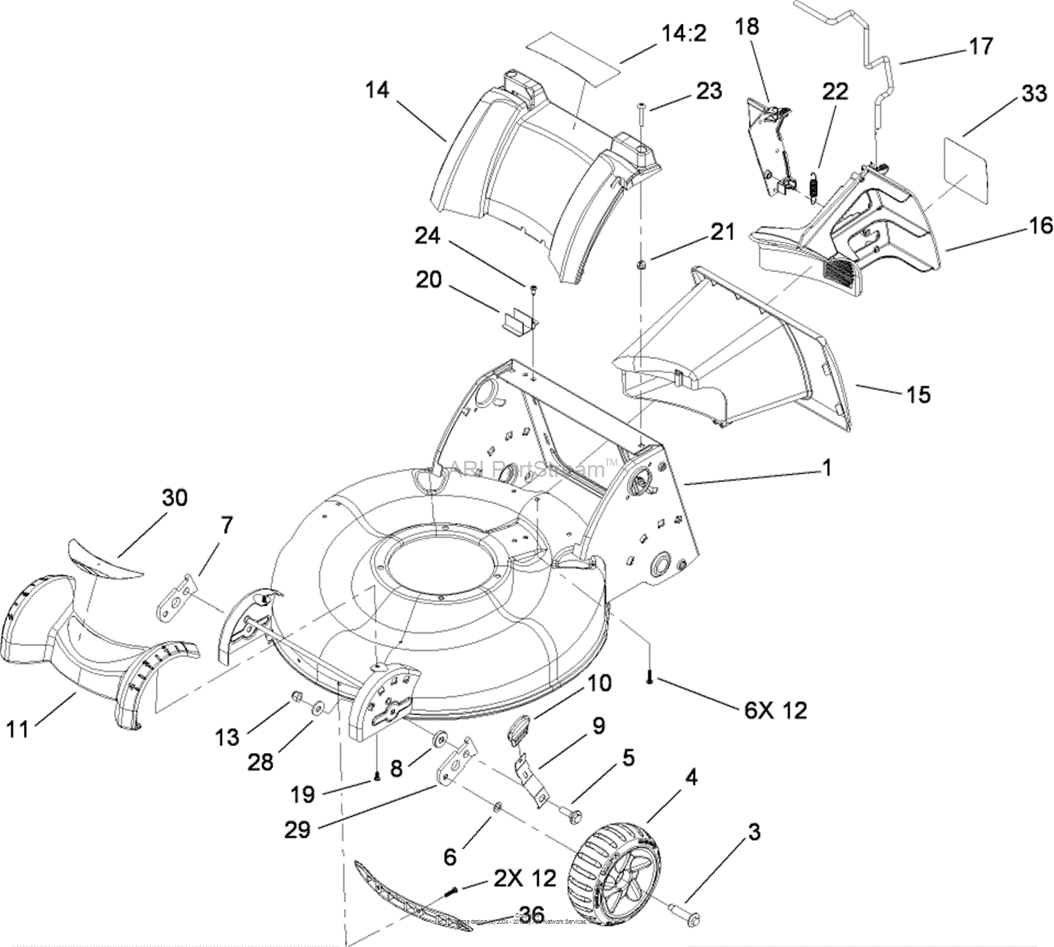 Lawn-Boy 10670C, Insight Lawn Mower, 2008 (SN 280000001-280999999 ...