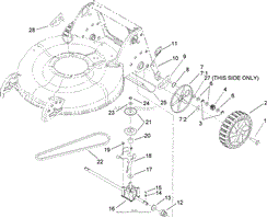 Lawn-Boy 10684, Insight Lawn Mower, 2005 (SN 250000001-250999999) Parts ...