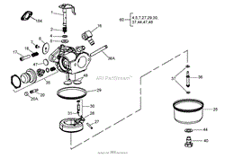 Carburetor For Tecumseh Models LV195EA-362004B LV195EA-362004D  LV195EA-362005B