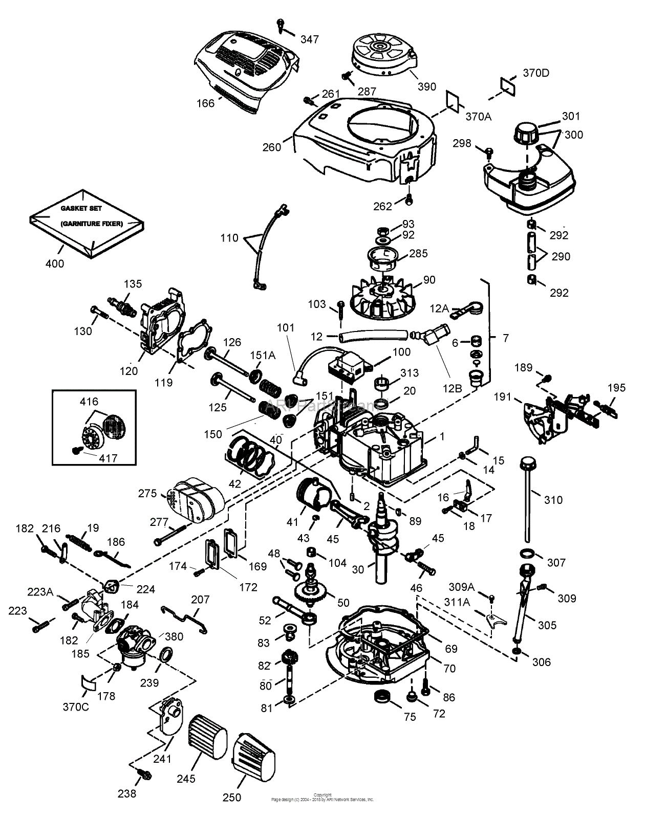Diagram Of Lawn Mower Engine