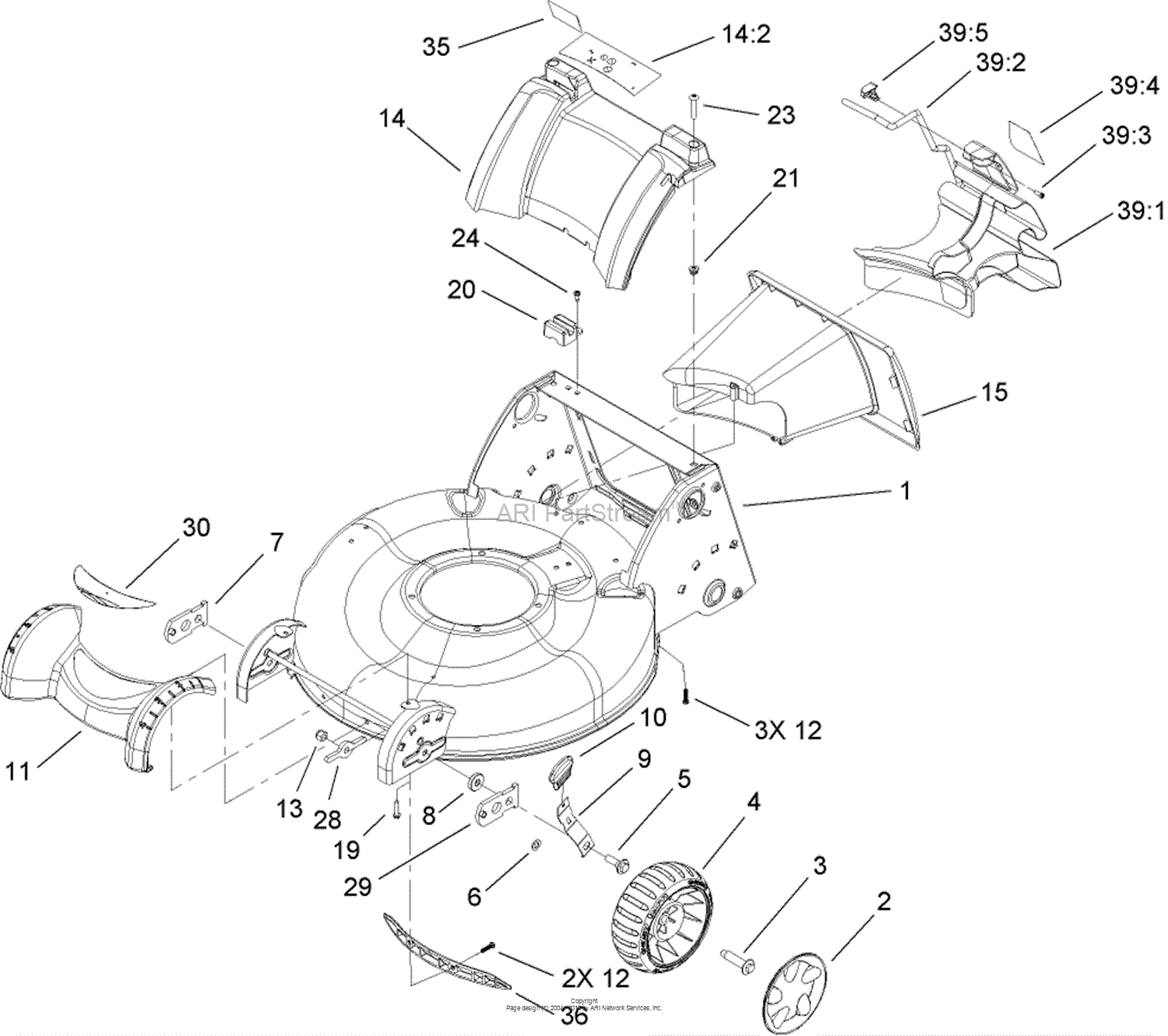 Lawn-Boy 10685, Insight Lawn Mower, 2006 (SN 260000001-260999999) Parts ...