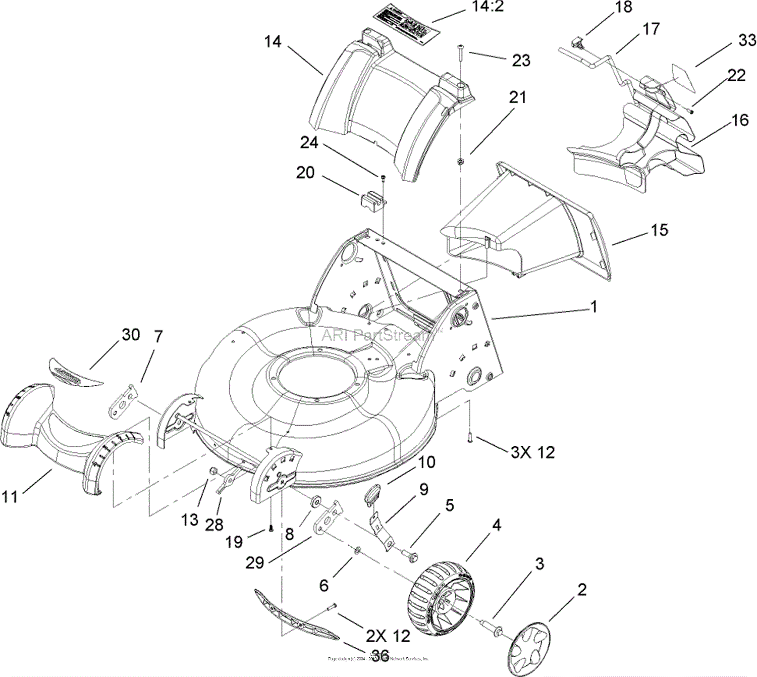 Lawn-Boy 10696, Insight Gold Lawn Mower, 2005 (SN 250000001-250999999 ...