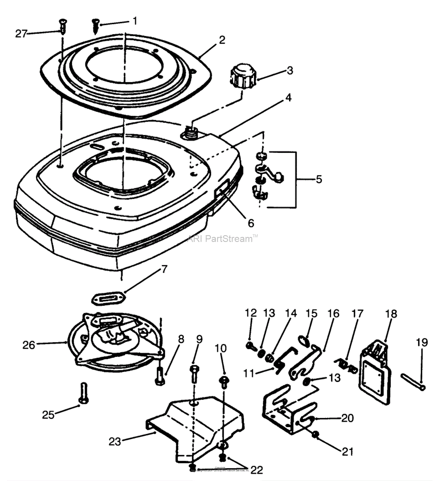 Lawn-Boy 10735, Lawnmower, 1993 (SN 39000001-39999999) Parts Diagram