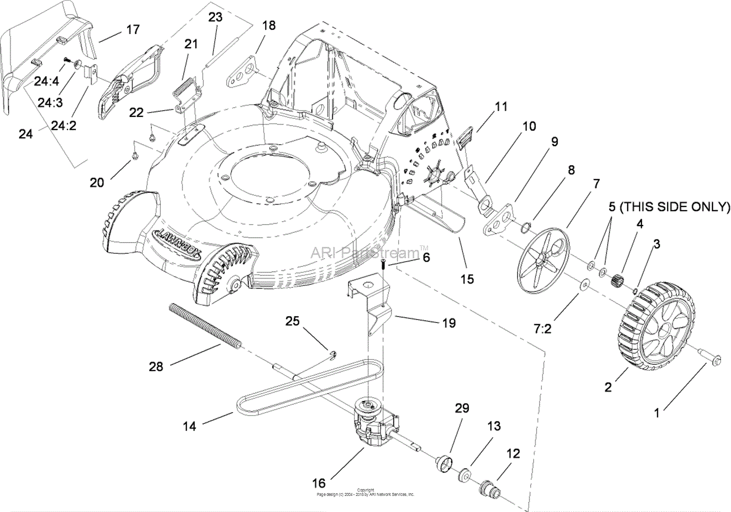 Lawn-Boy 10795, Insight Platinum Lawn Mower, 2008 (SN 280000001 ...