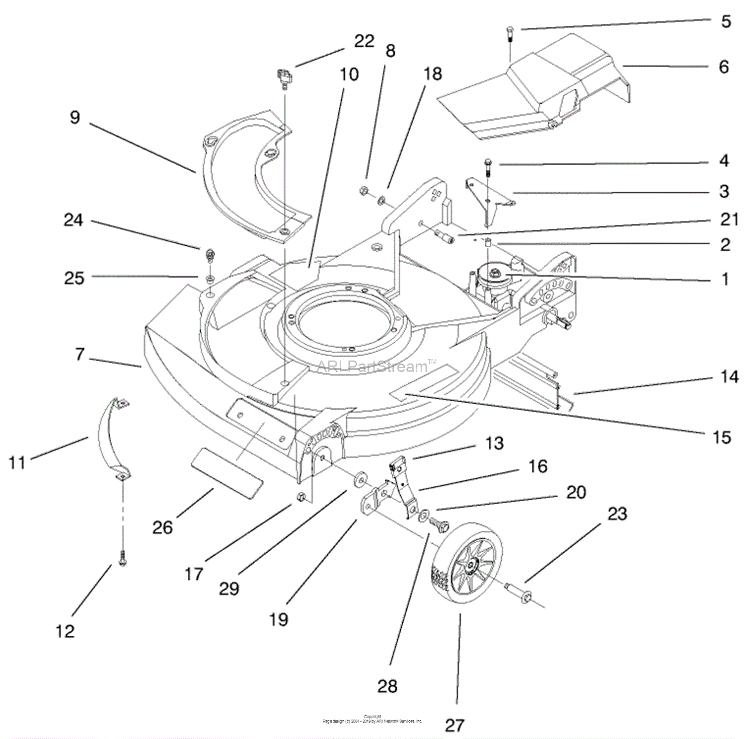 Lawn-Boy 22261, Side Discharge Lawnmower, 1998 (SN 8900001-8999999 ...