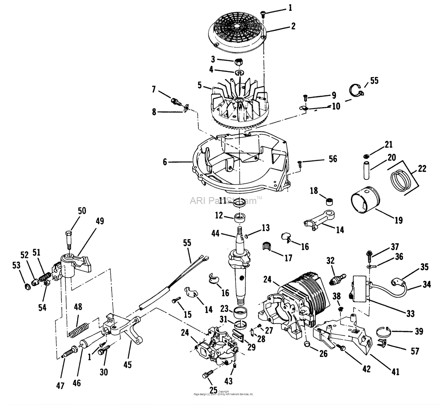 Lawn-Boy R8035AE, Lawnmower, 1986 (SN E00000001-E99999999) Parts ...