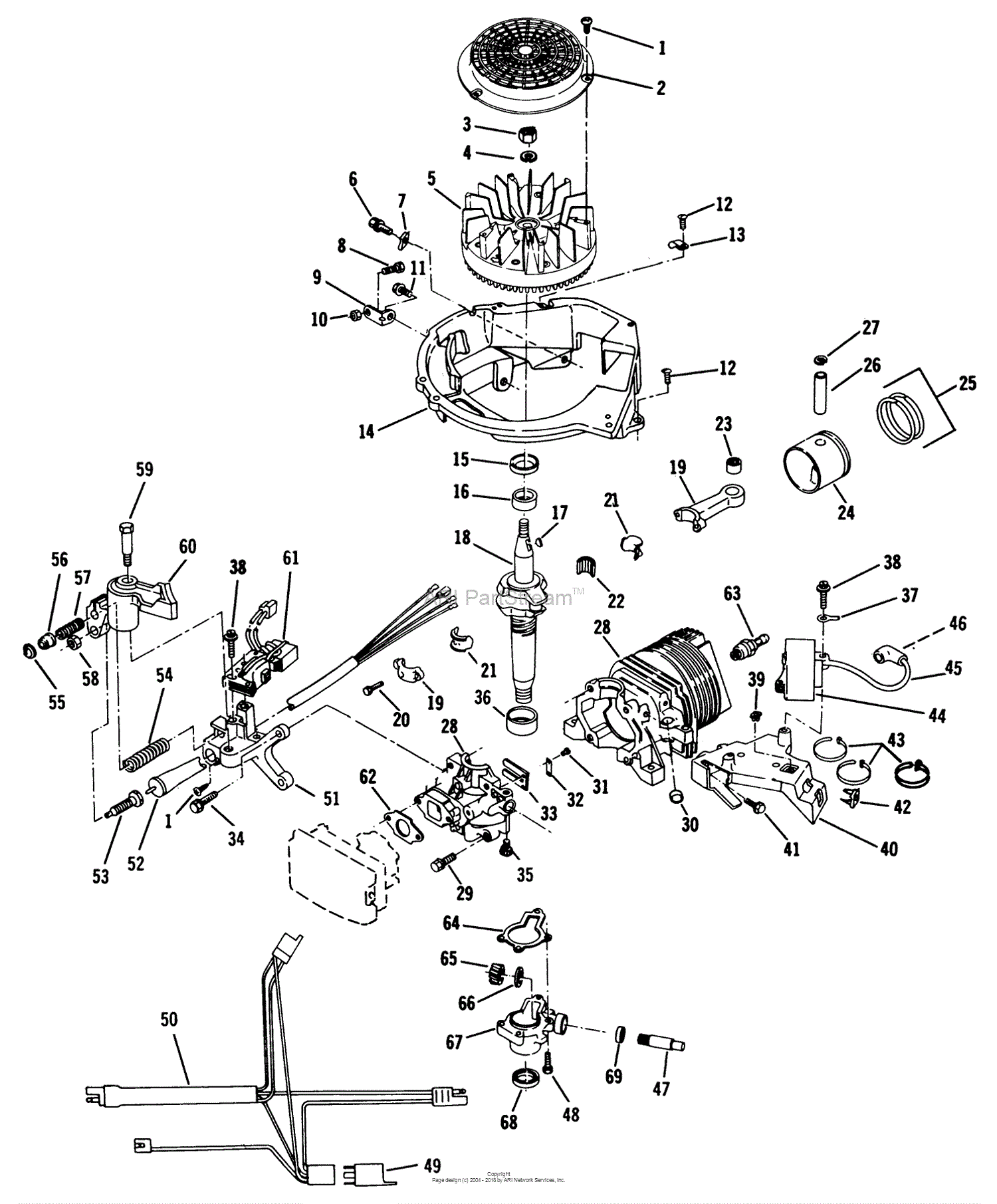 Lawn-Boy 7035, Lawnmower, 1986 (SN E00000001-E99999999) Parts Diagram ...