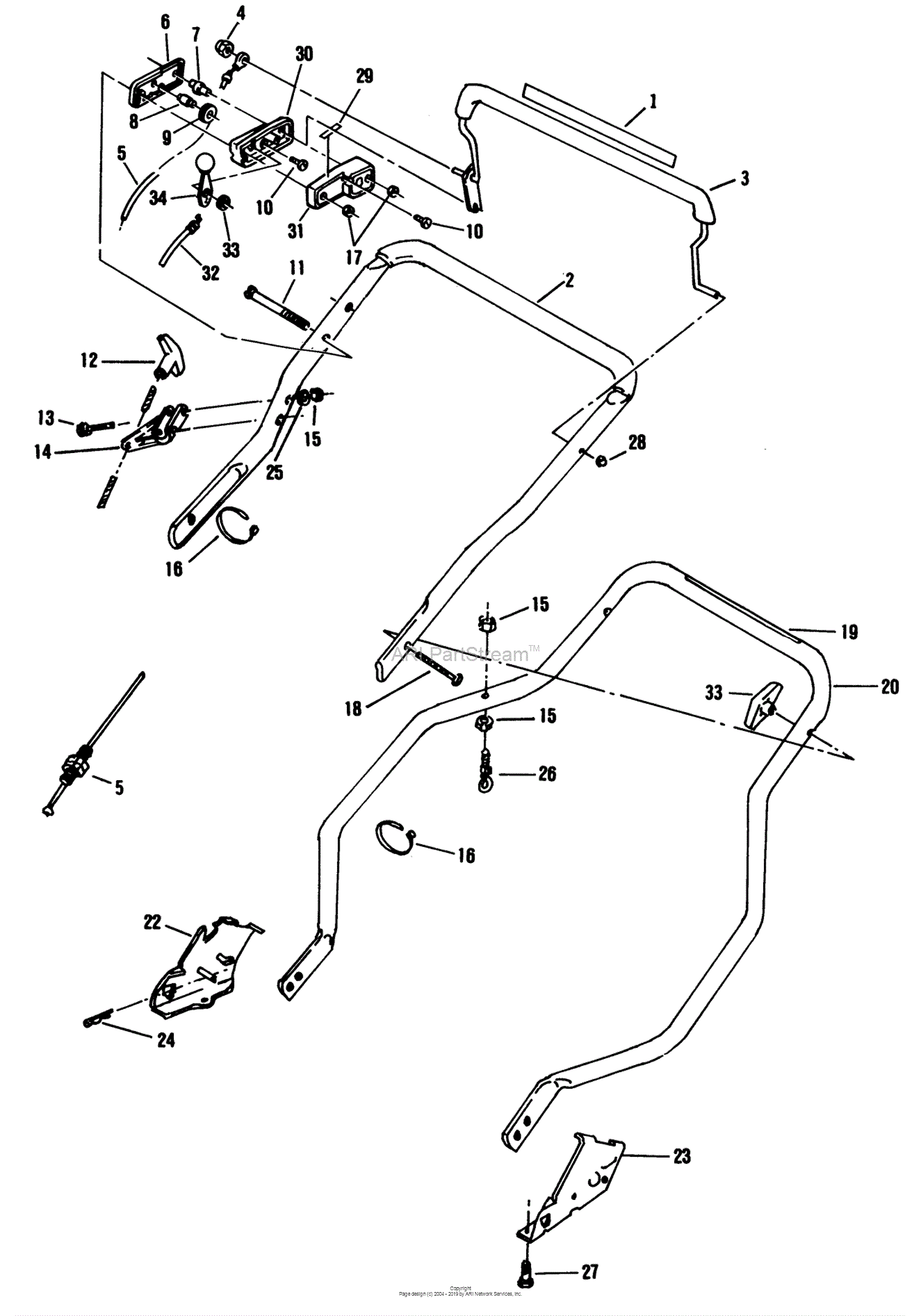 Lawn-Boy 5254, Lawnmower, 1986 (SN E00000001-E99999999) Parts Diagram ...