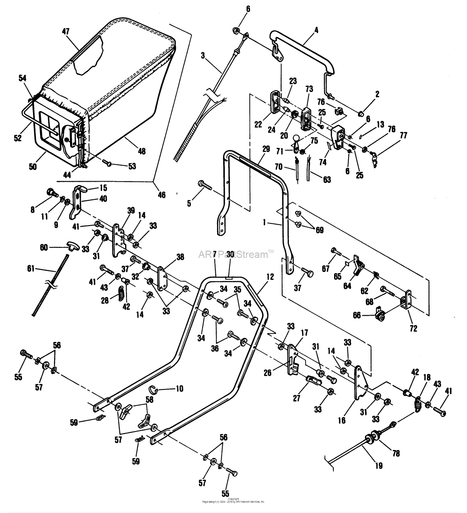 Lawn-Boy 7073, Lawnmower, 1987 (SN F00000001-F99999999) Parts Diagram ...