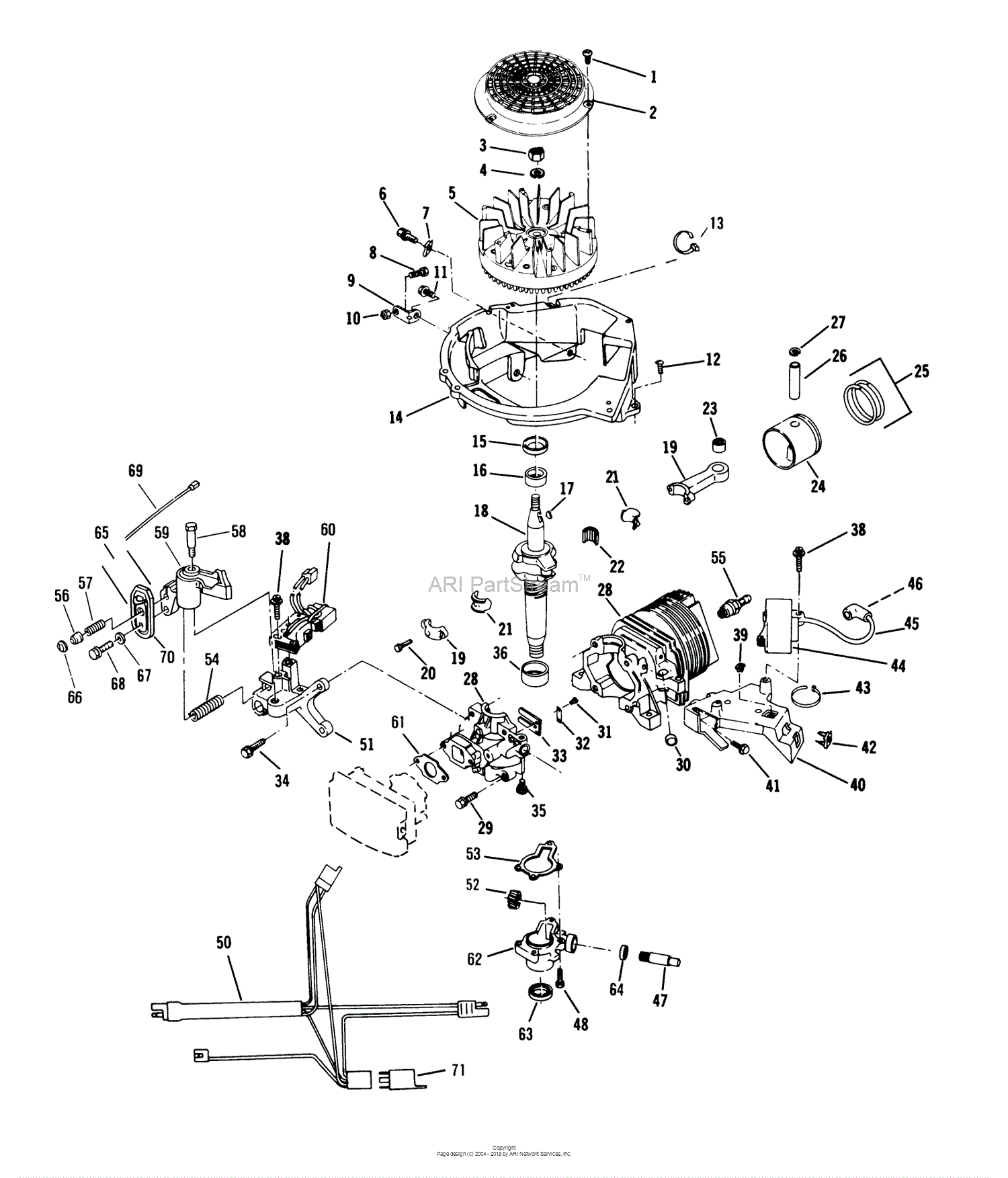 Lawn-Boy 5254, Lawnmower, 1988 (SN G00000001-G99999999) Parts Diagram ...