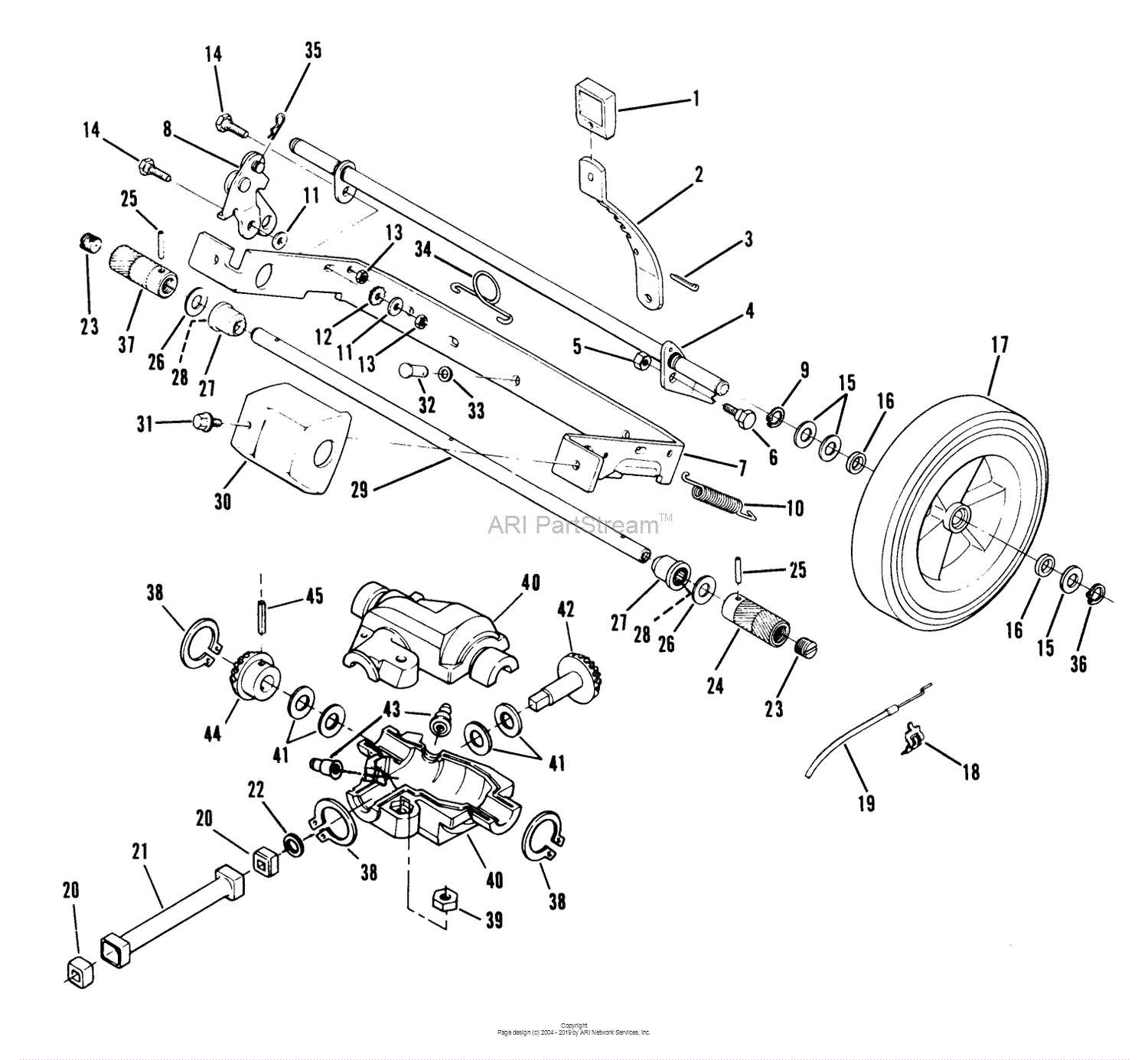 Lawn-boy 7268, Lawnmower, 1982 (sn A00000001-a99999999) Parts Diagram 