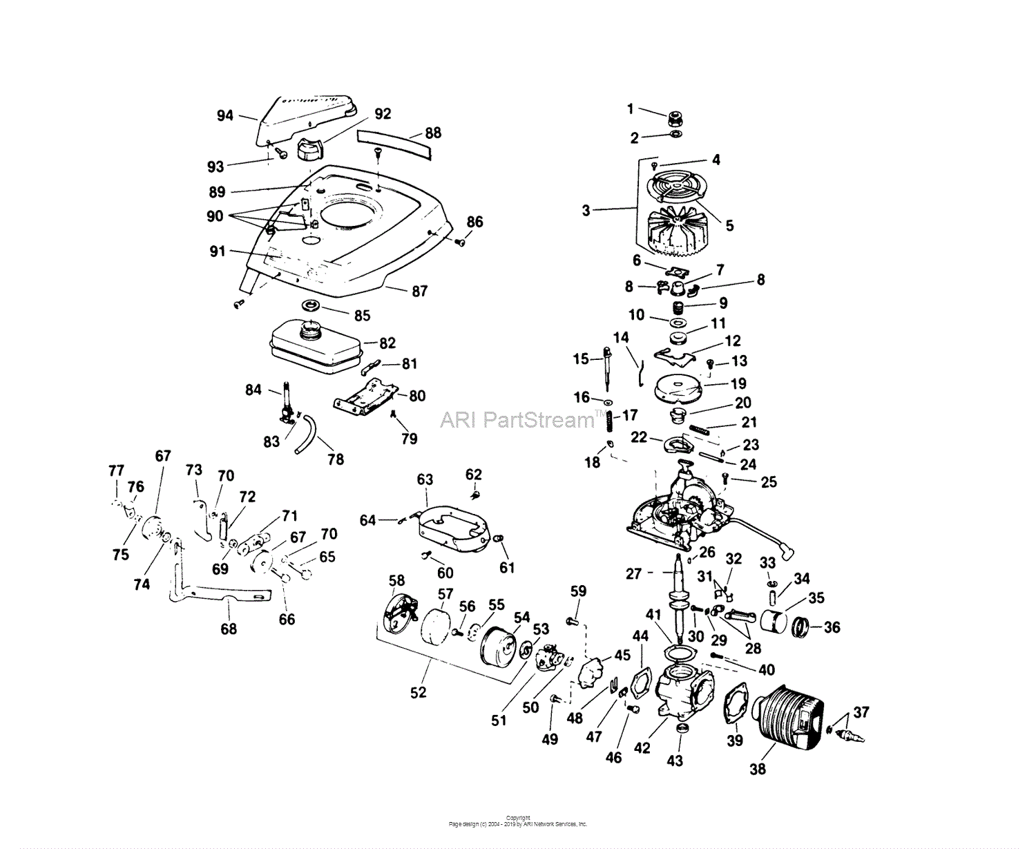 Lawn-Boy 7226, Lawnmower, 1976 (SN 600000001-699999999) Parts Diagram ...