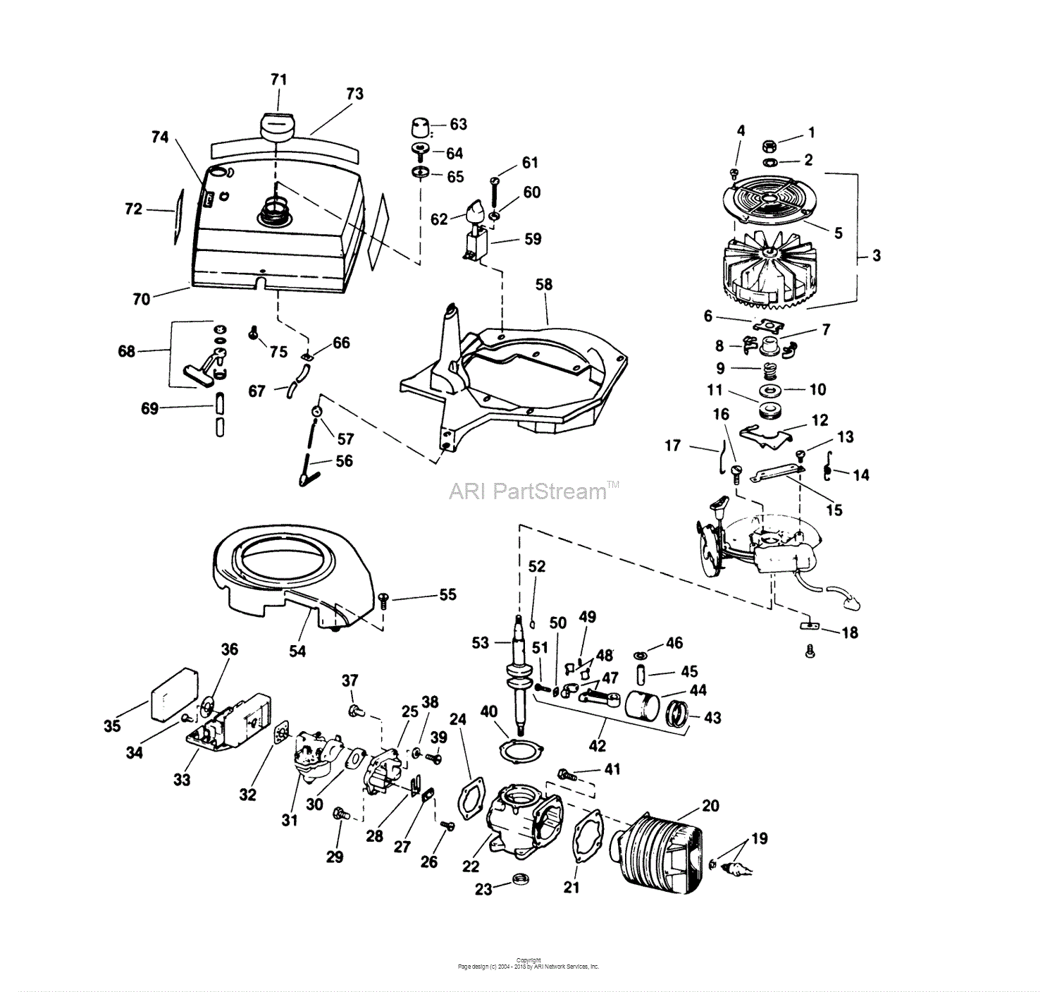 Lawn-Boy 6277, Lawnmower, 1976 (SN 600000001-699999999) Parts Diagram ...